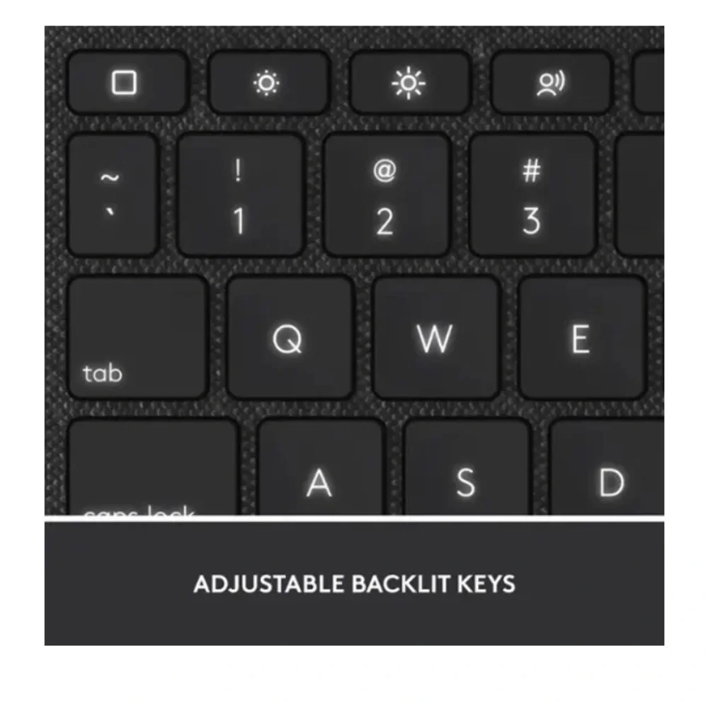Logitech Gray Tablet Keyboard Case
